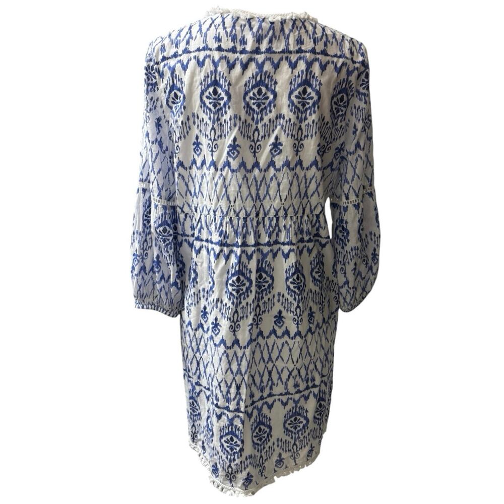 Tommy Bahama White Blue Dress Small - Picture 3 of 4